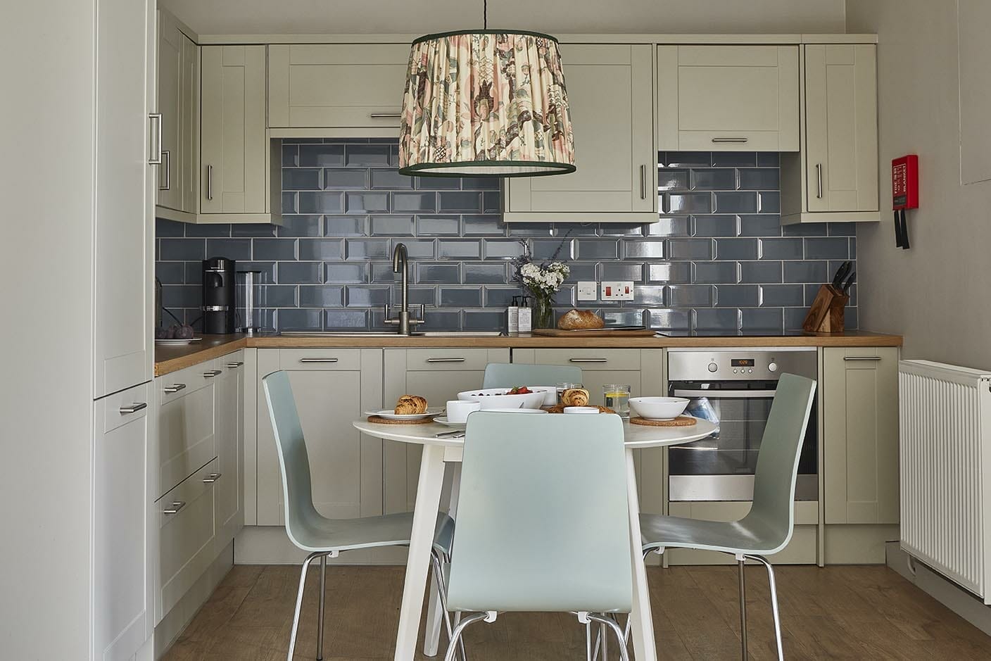 Loose Box kitchen Flora Soames Barsham Barns luxury holiday lets North Norfolk